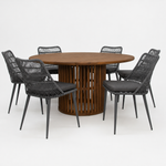 Load image into Gallery viewer, Cairns Emery 7pc Dining Setting