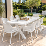 Load image into Gallery viewer, Ravenne Calhoun 9pc Dining Setting - White