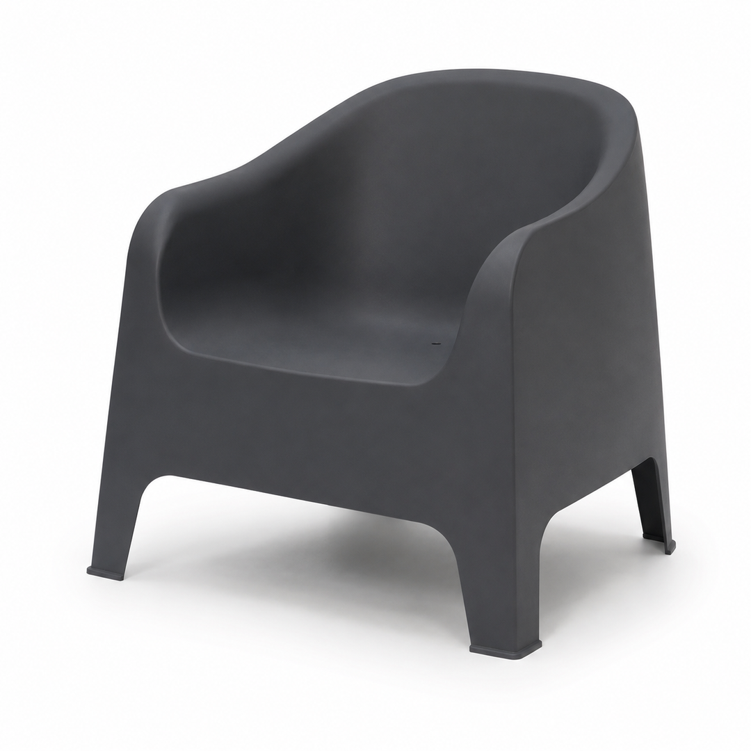 Varsity Tub Chair - Dark Grey