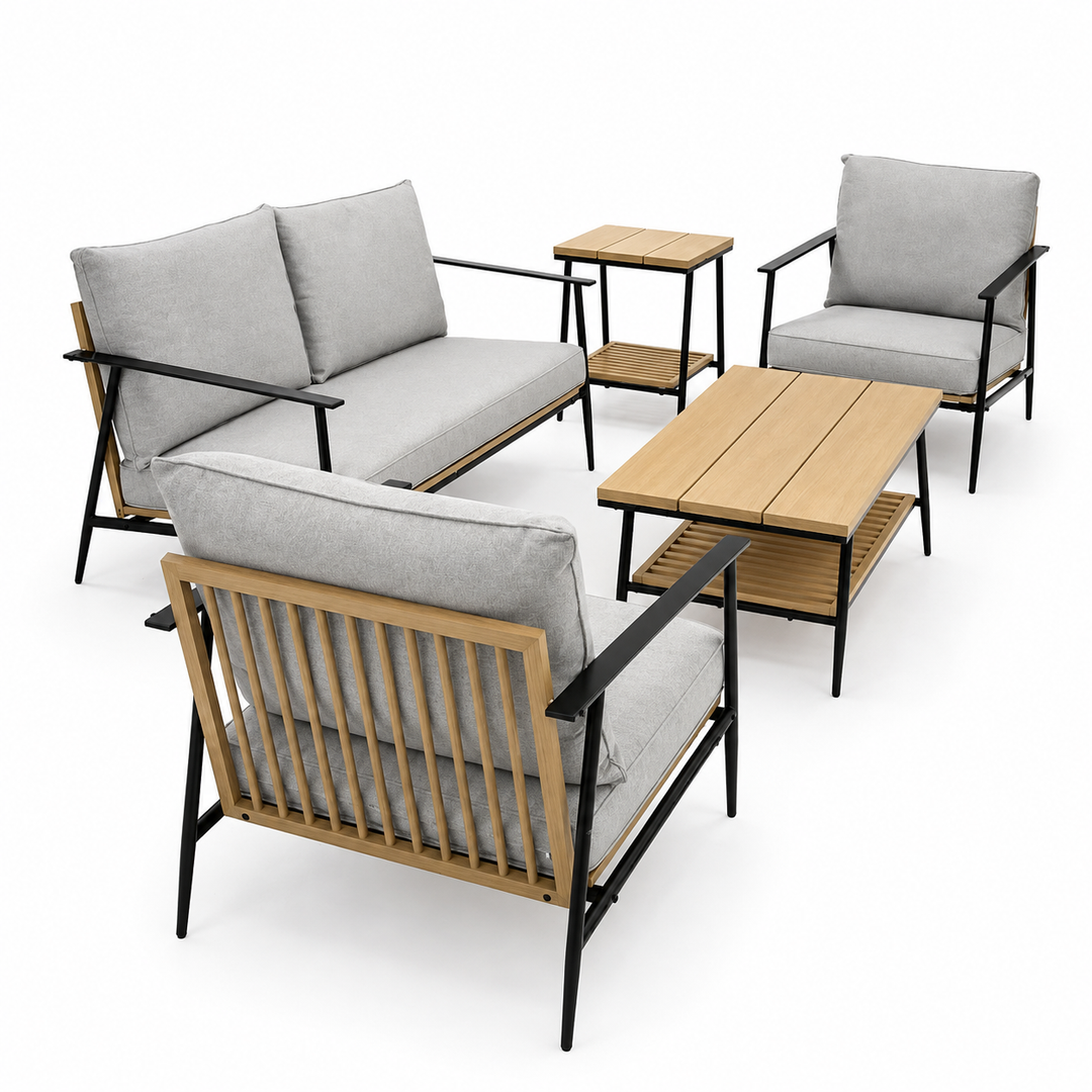 Monaco 5pc Lounge Setting