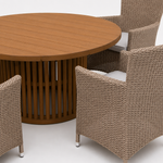 Load image into Gallery viewer, Cairns Amani 7pc Dining Setting - Driftwood