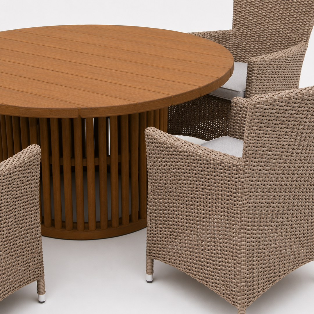 Cairns Amani 7pc Dining Setting - Driftwood