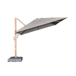 Load image into Gallery viewer, Amalfi 3x3m Cantilever Umbrella Timber Look Frame with Water Base - Light Grey