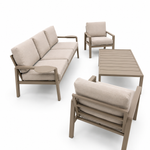 Load image into Gallery viewer, Arlo 4pc Lounge Setting - Cream