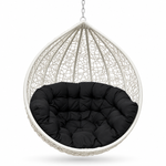 Load image into Gallery viewer, Kakadu Pod Chair - White/Black POD ONLY