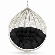 Kakadu Pod Chair - White/Black POD ONLY