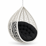 Load image into Gallery viewer, Kakadu Pod Chair - White/Black POD ONLY