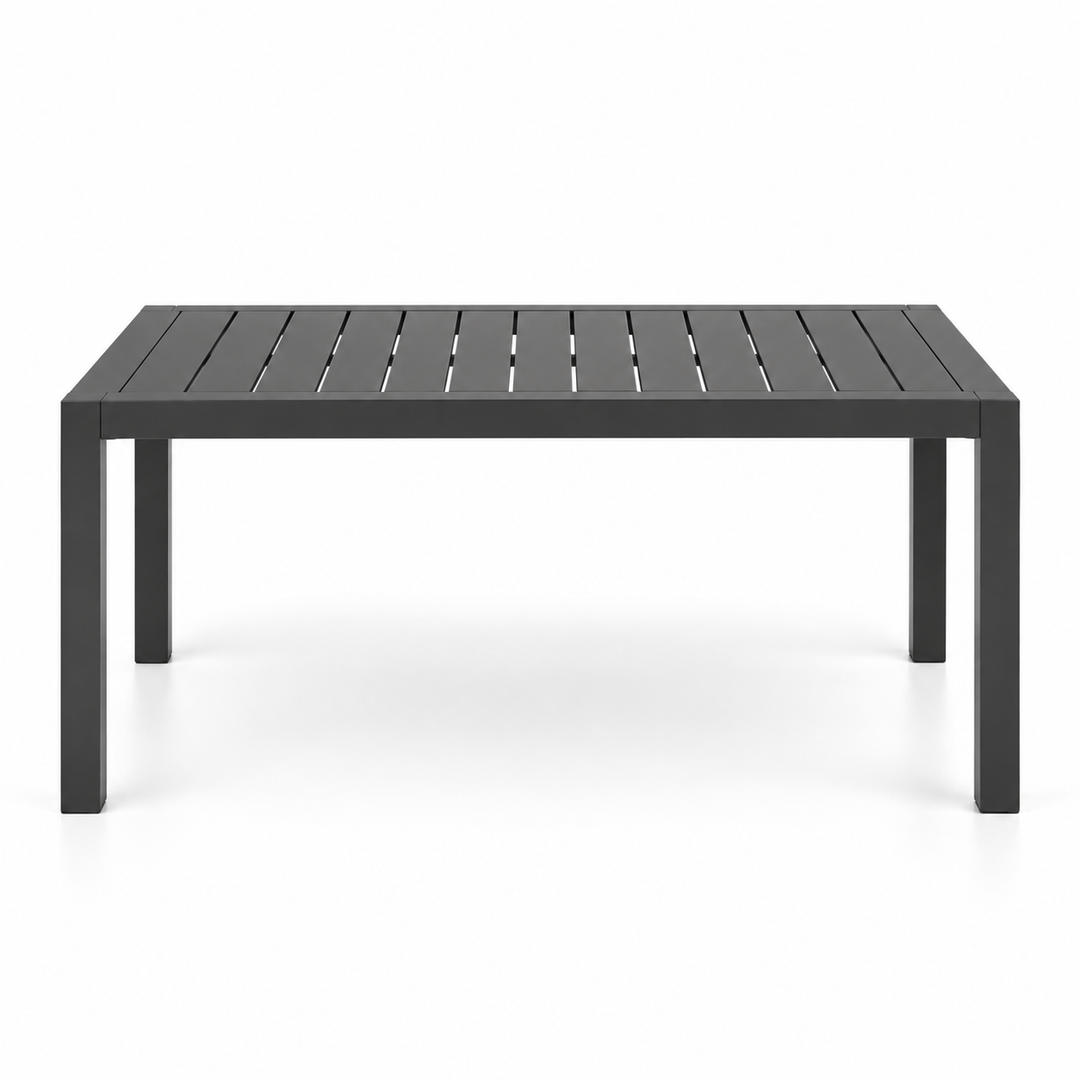 Matzo Dining Table 160x90cm - Gunmetal