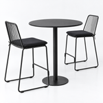 Load image into Gallery viewer, Kenty Cila 3pc Bar Setting - Black