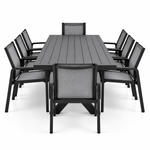 Load image into Gallery viewer, Ravenne Alexi 9pc Dining Setting - Black