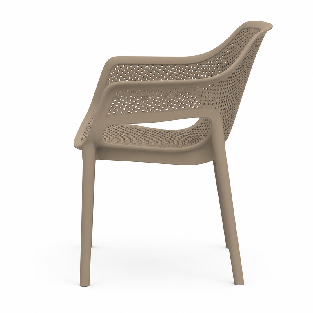 Calhoun Dining Chair Set of 4 - Taupe