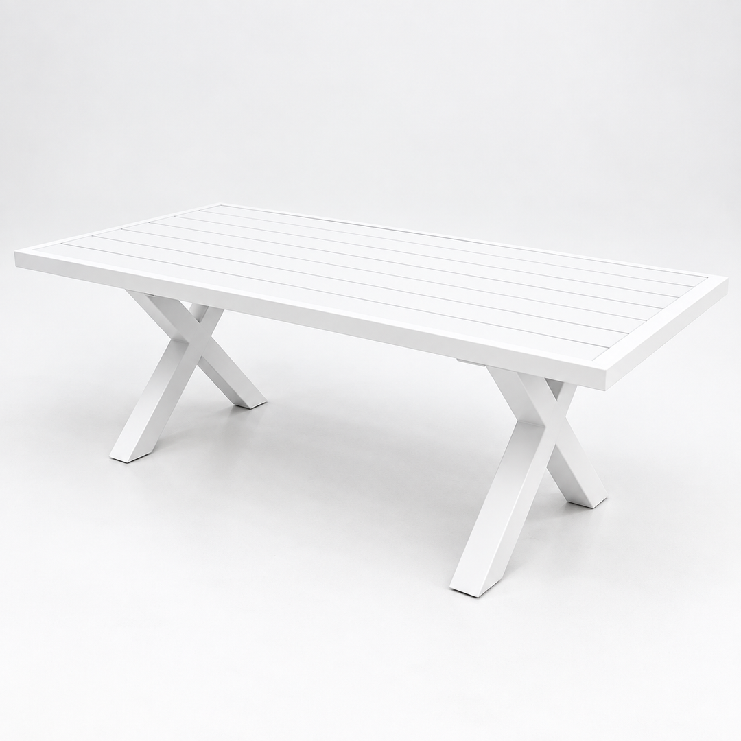 Ravenne Calhoun 9pc Dining Setting - White