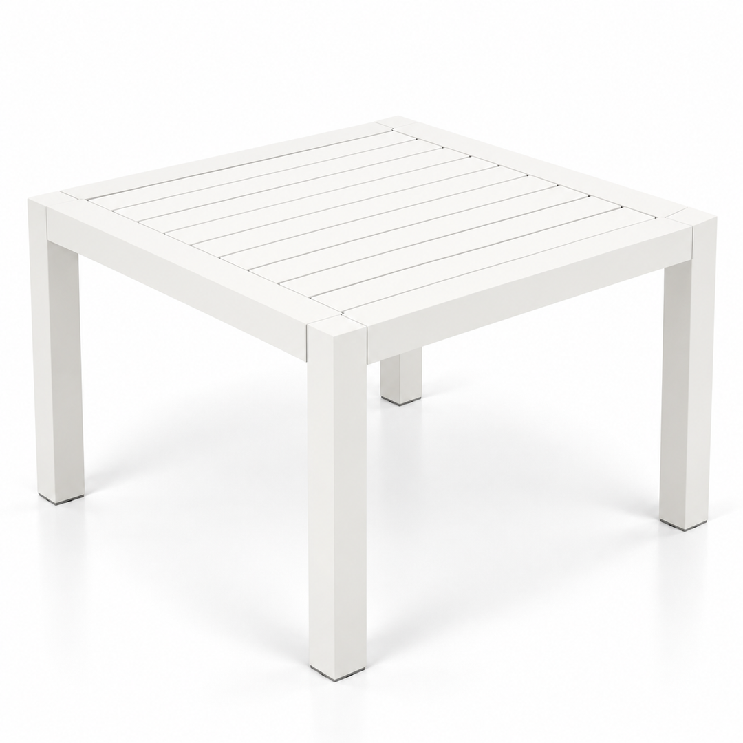 Matzo Square 90x90cm Dining Table - White