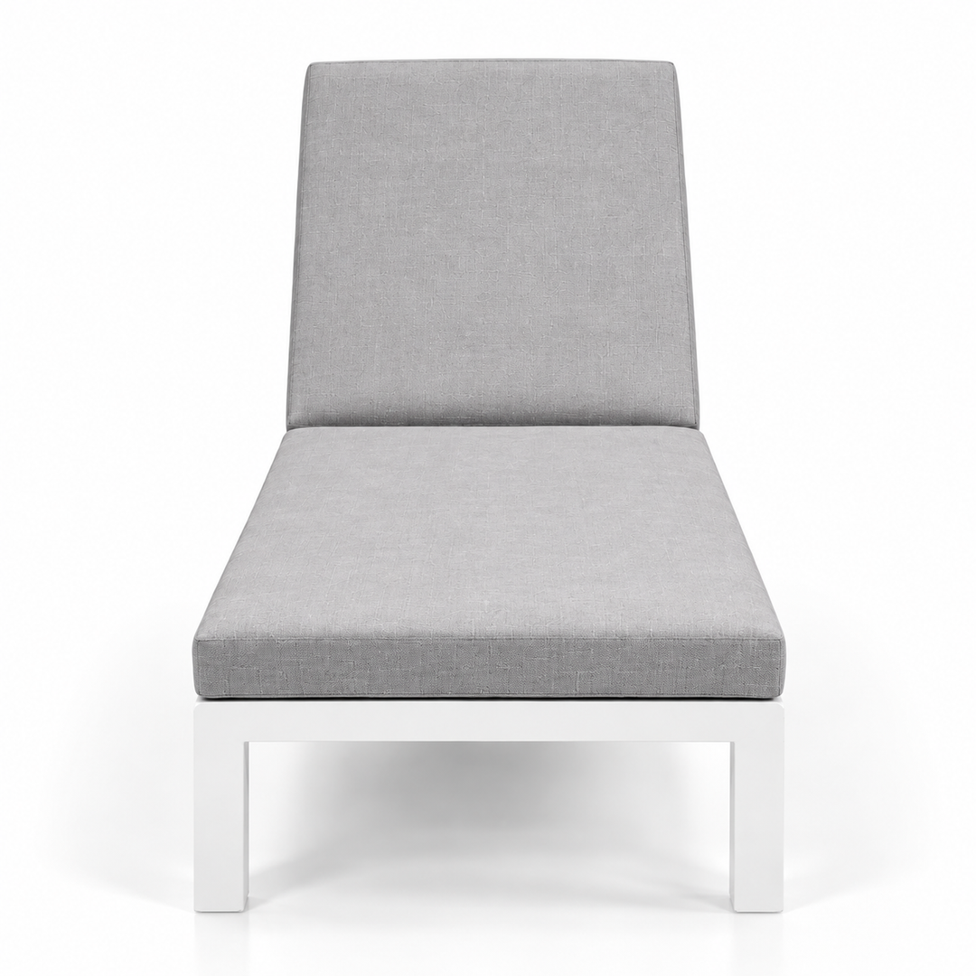 Colorado 2pc Sunlounge Setting - White