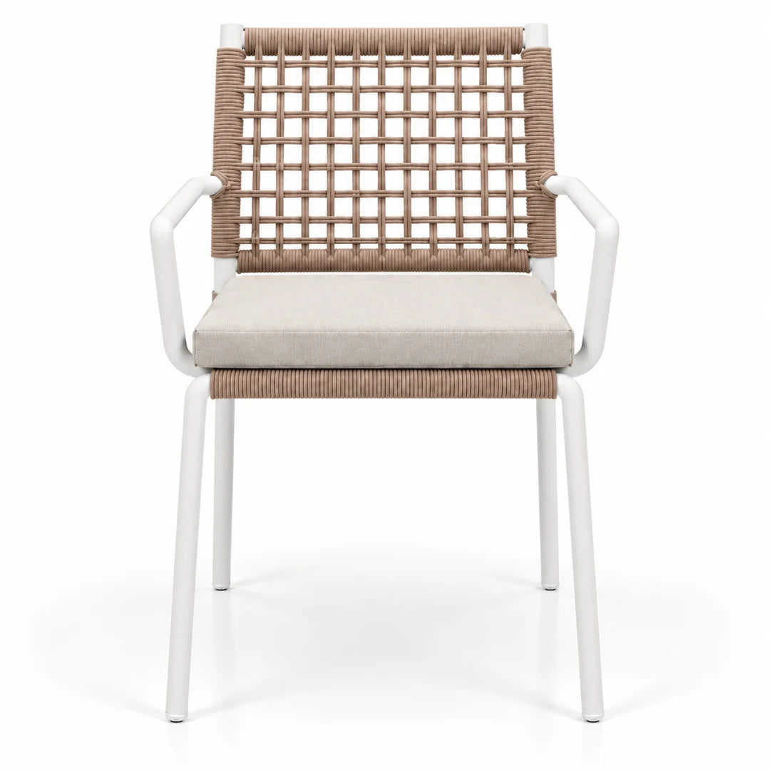 Ravenne Millie 9pc Dining Setting - White