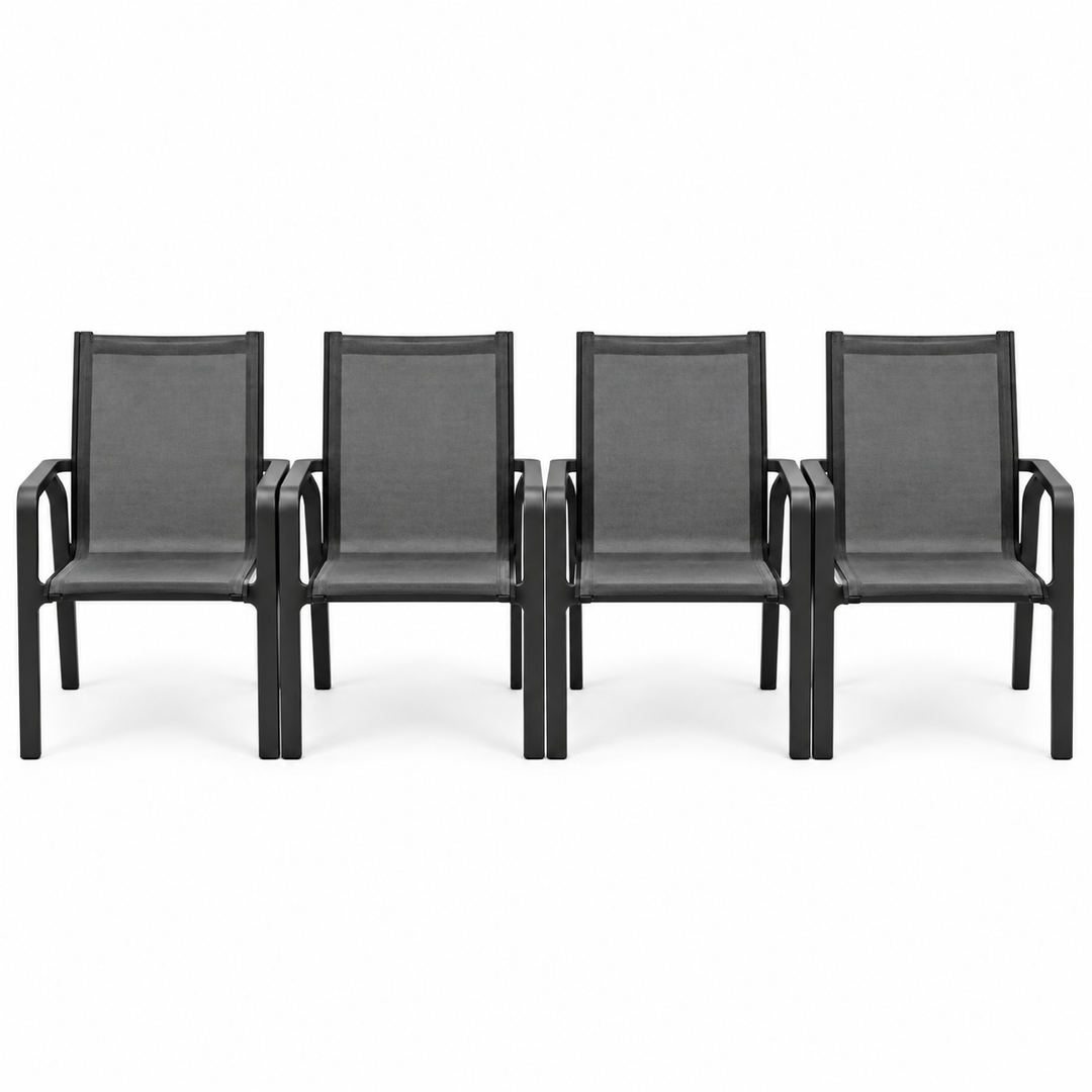 Alexi Dining Chair Set of 4 - Black