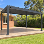 Load image into Gallery viewer, 4x3 Aluminium Pergola Grey