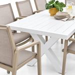 Load image into Gallery viewer, Ravenne Alexi 9pc Dining Setting - White Taupe