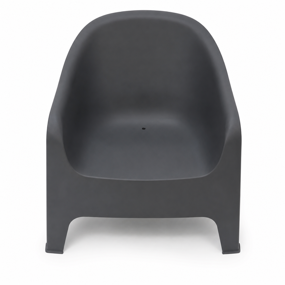 Varsity Tub Chair - Dark Grey