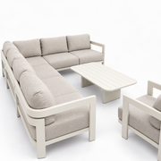 Liberty Corner Lounge Setting with Armchair - Cream