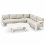 Load image into Gallery viewer, Liberty Corner Lounge Setting with Armchair - Cream