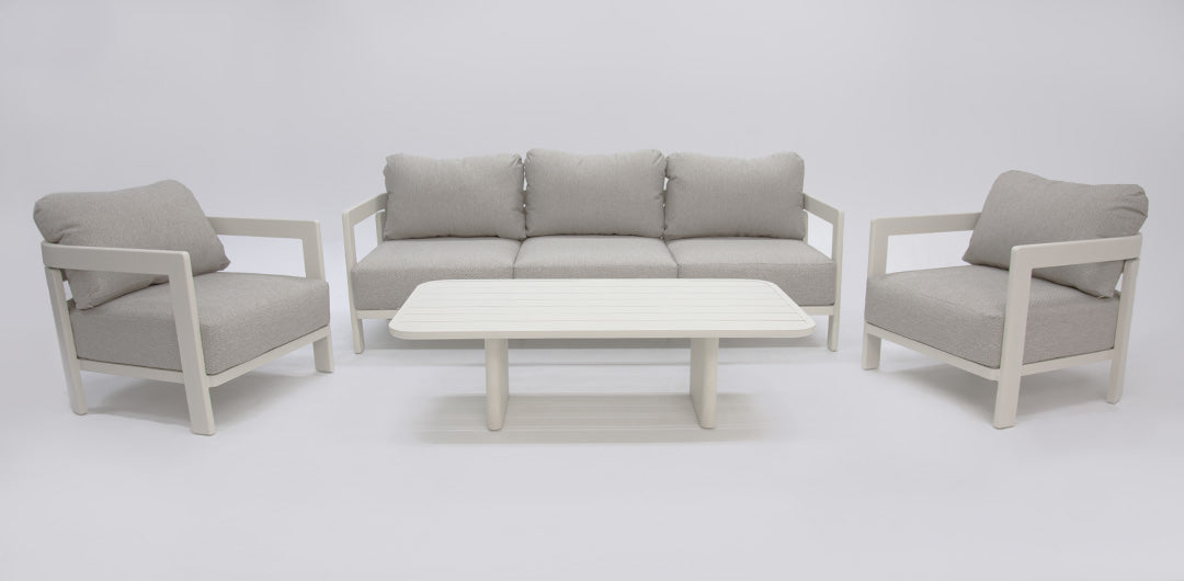 Liberty 4pc Lounge Setting - Cream