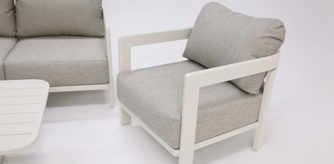 Liberty 4pc Lounge Setting - Cream
