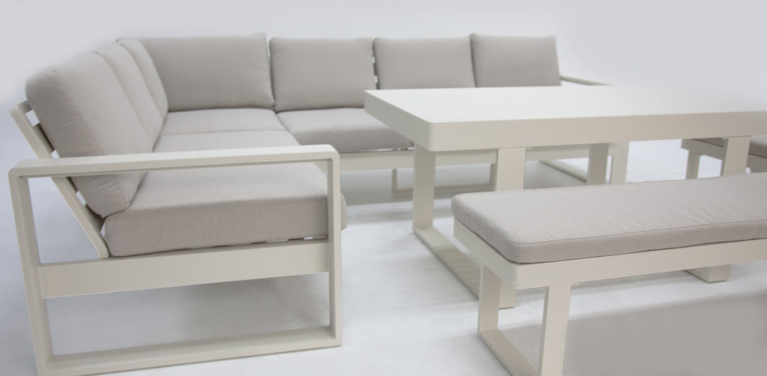 Sallsey Corner Lounge Setting - Cream