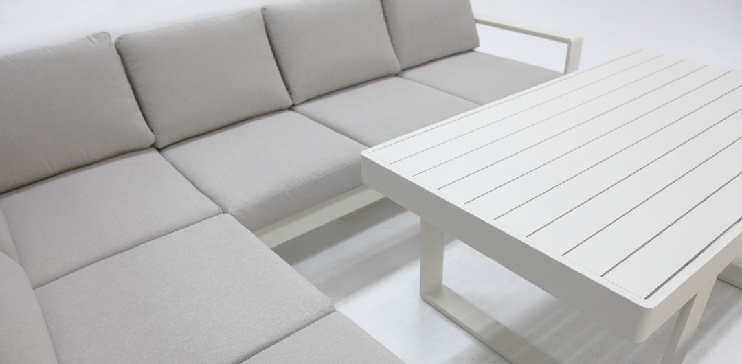 Sallsey Corner Lounge Setting - Cream