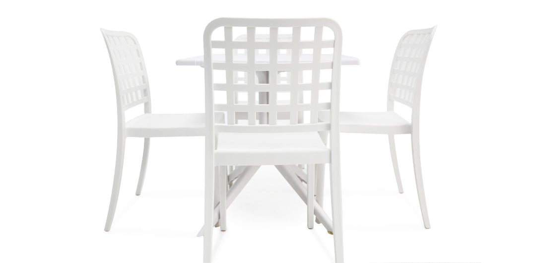 Frankie 5pc Dining Setting - White