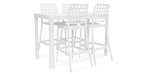 Load image into Gallery viewer, Frankie Armless Remix 5Pc Bar Setting - White