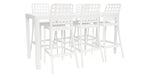 Load image into Gallery viewer, Frankie Remix 7pc Bar Set Armless - White
