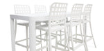 Load image into Gallery viewer, Frankie Remix 7pc Bar Set Armless - White
