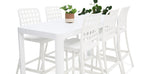 Load image into Gallery viewer, Frankie Remix 7pc Bar Set Armless - White
