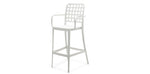 Load image into Gallery viewer, Frankie Resin Barstool with Arms - White
