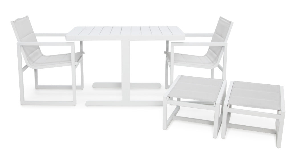 Otis 5pc Balcony Setting - White