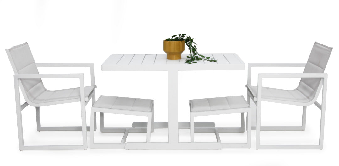 Otis 5pc Balcony Setting - White