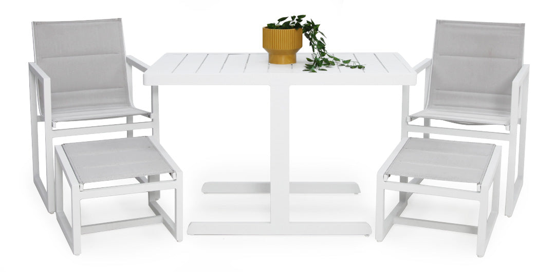 Otis 5pc Balcony Setting - White