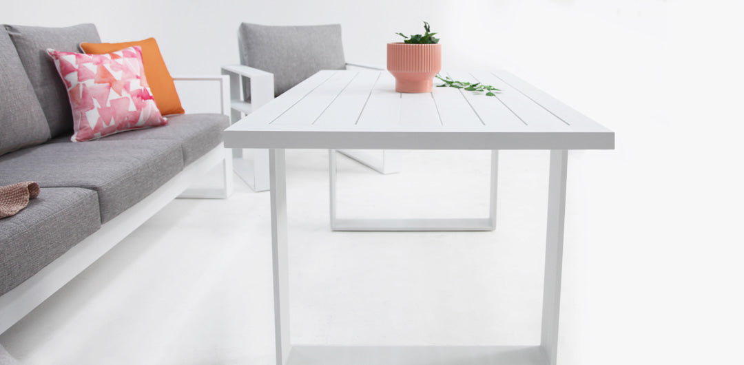 Quaynor 311LD Lounge Setting - White