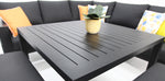 Load image into Gallery viewer, Quaynor Corner Lounge Setting with Footstools - Black
