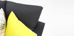 Load image into Gallery viewer, Quaynor Corner Lounge Setting with Footstools - Black
