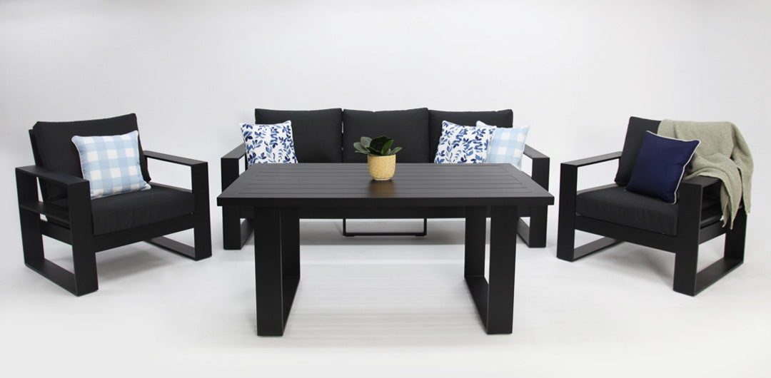 Quaynor 311LD Lounge Setting - Black