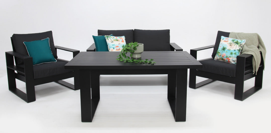 Quaynor 211LD Lounge Setting - Black