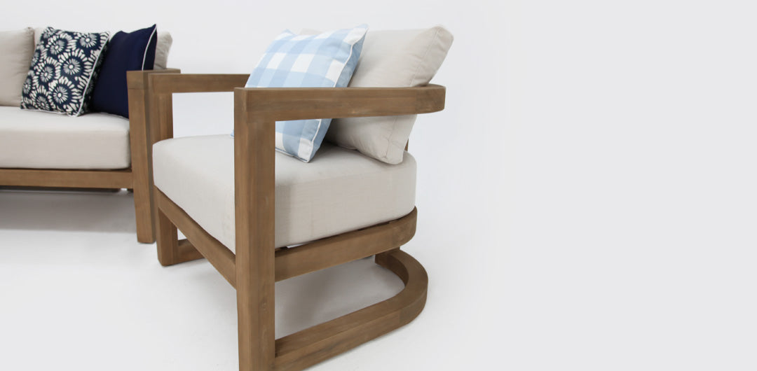 Pannotia 4pc Timber Lounge Setting