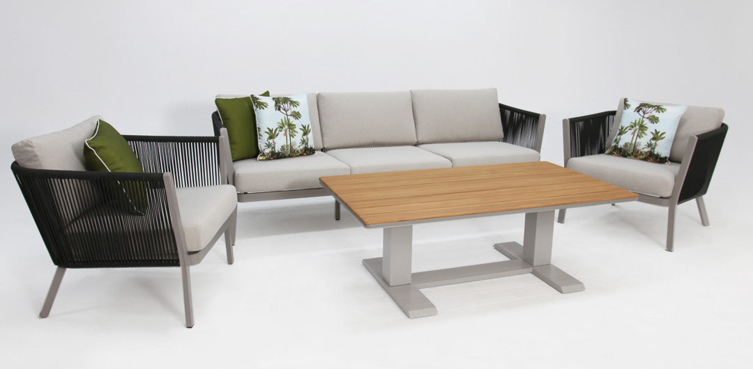 Blass 4pc Lounge Setting - Khaki