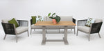 Load image into Gallery viewer, Blass 4pc Lounge Setting - Khaki
