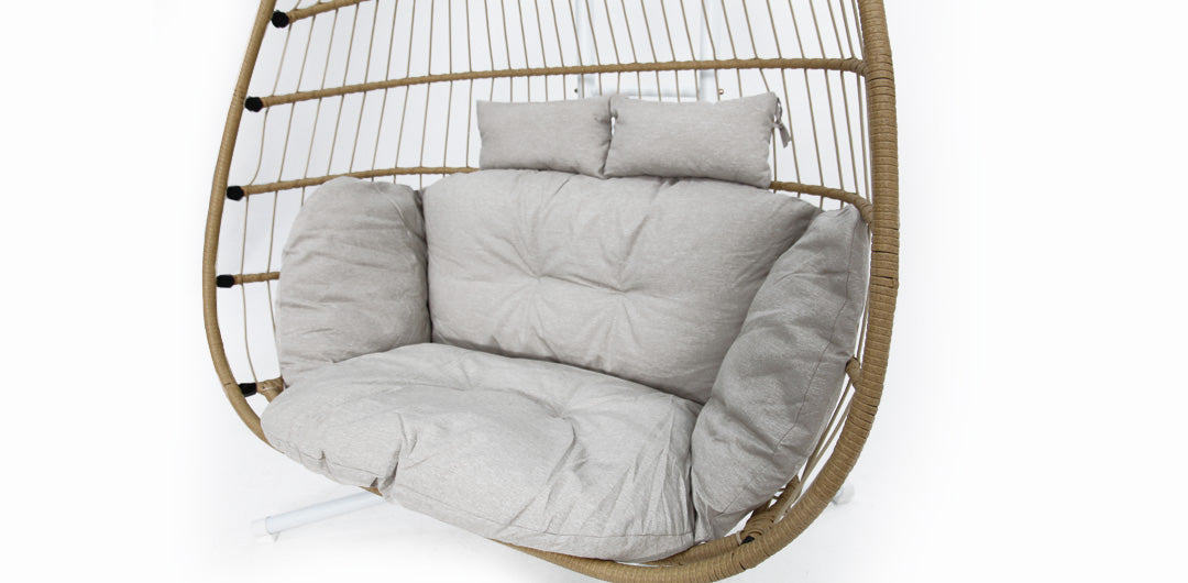 Snug Steel Hanging Chair - Natural