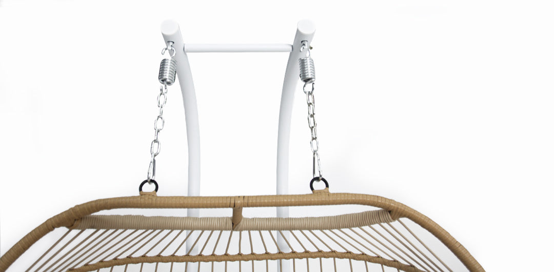 Snug Steel Hanging Chair - Natural