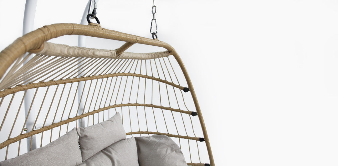Snug Steel Hanging Chair - Natural