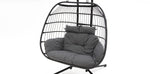 Load image into Gallery viewer, Snug Steel Hanging Chair - Black
